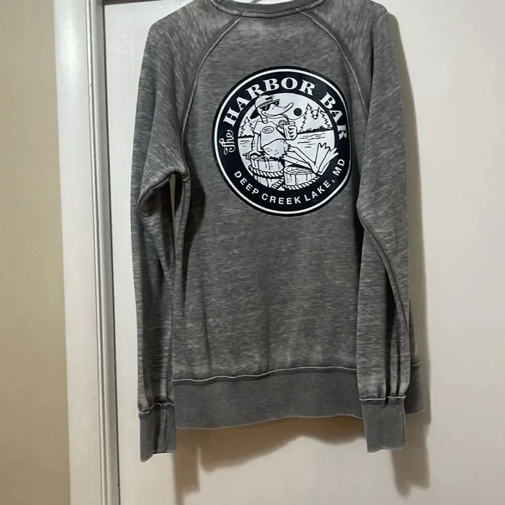 The harbor bar sweatshirt, deep Creek Lake MD medium